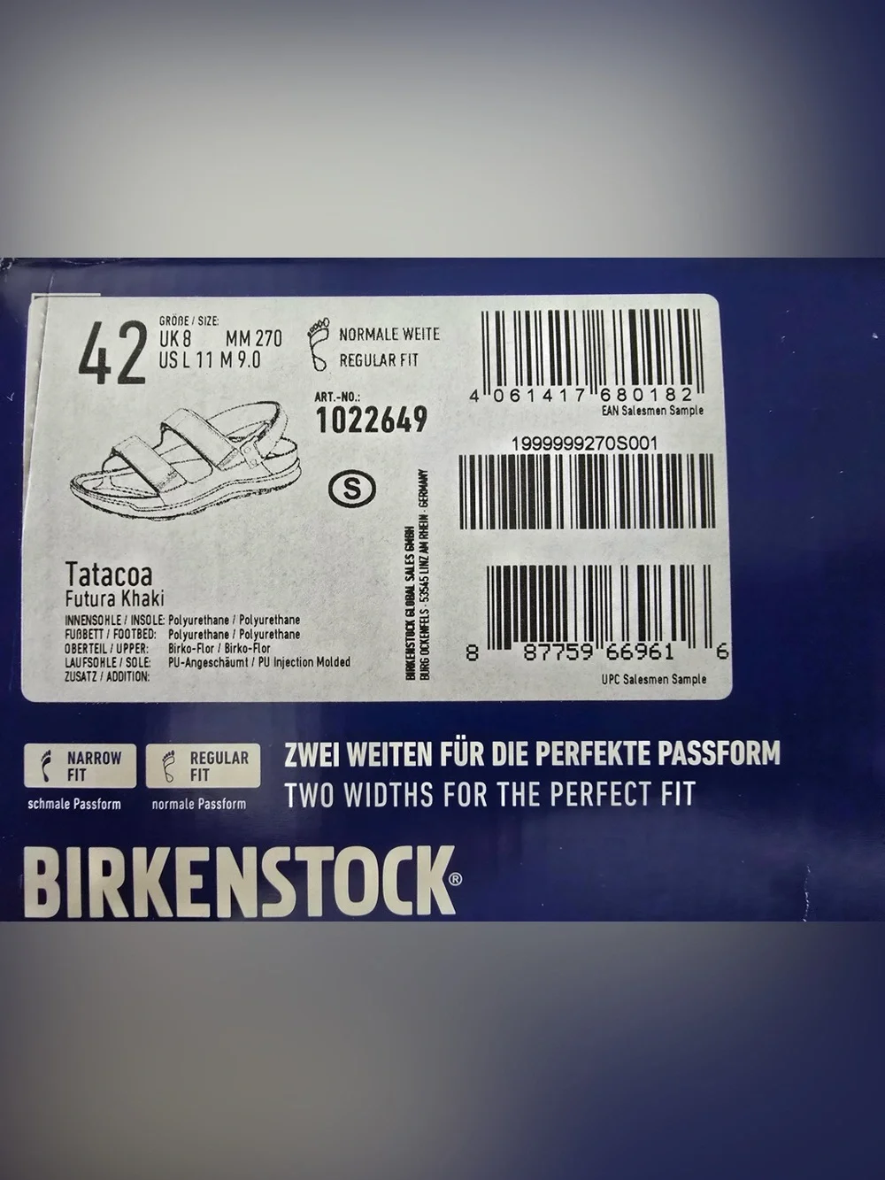 Birkenstock Tatacoa Futura Khaki Sport Sandals | NIB | Adjustable Outdoor